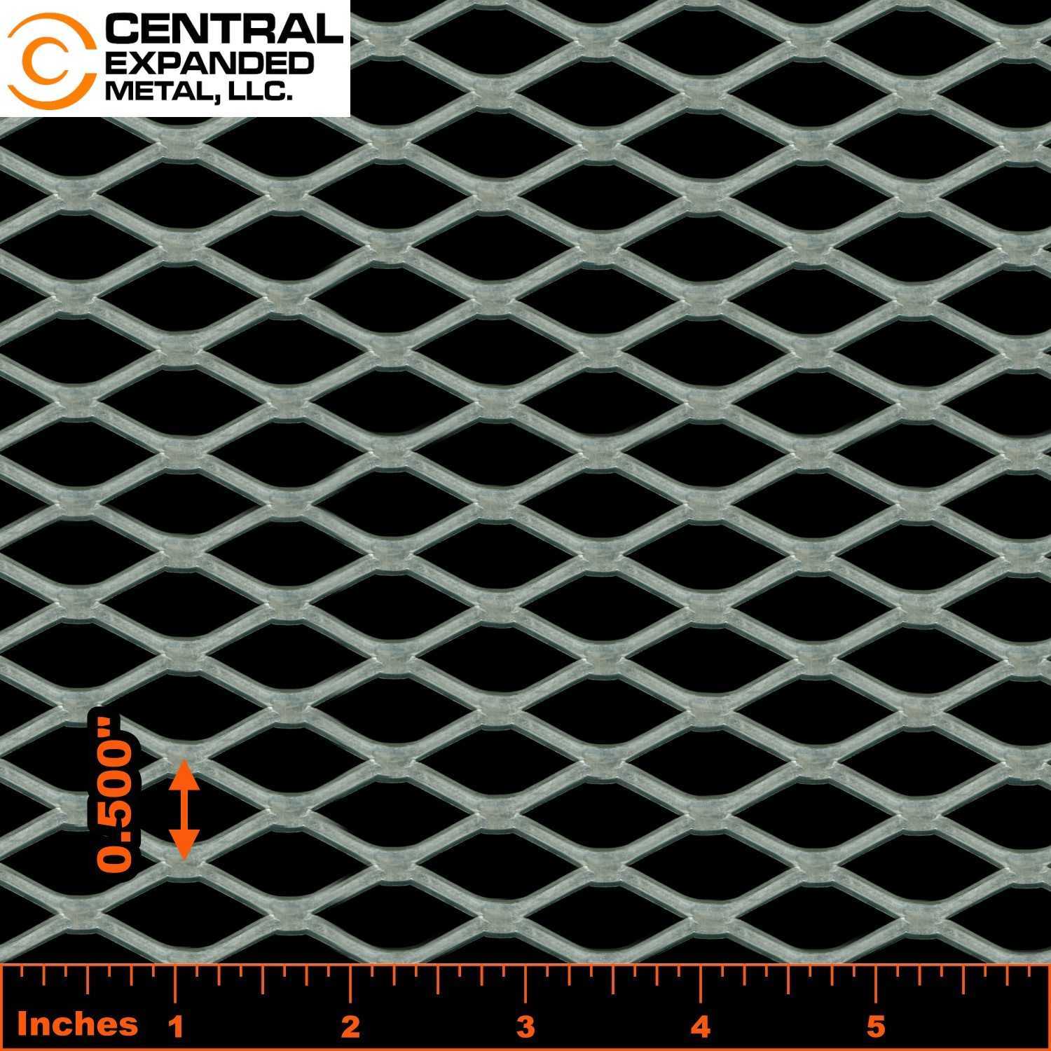 1/2" Flattened Expanded Metal
