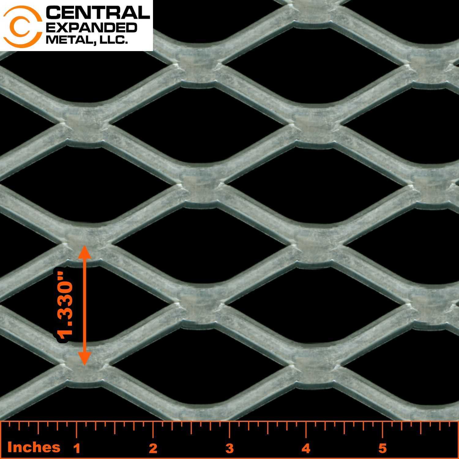1 - 1/2" Flattened Expanded Metal
